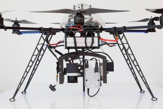 Dron-koptéra UpVision. Dron-koptéra UpVision.