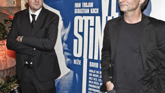 Režisér David Ondříček a herec Ivan Trojan na preiméře filmu Ve stínu Režisér David Ondříček a herec Ivan Trojan na preiméře filmu Ve stínu