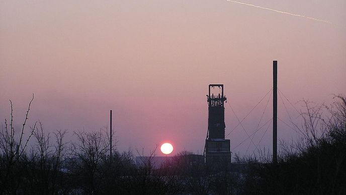 Uhelný důl Lidjevka na Donbasu Uhelný důl Lidjevka na Donbasu