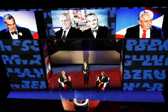 Miloš Zeman a Karel Schwarzenberg (čtk) Miloš Zeman a Karel Schwarzenberg (čtk)