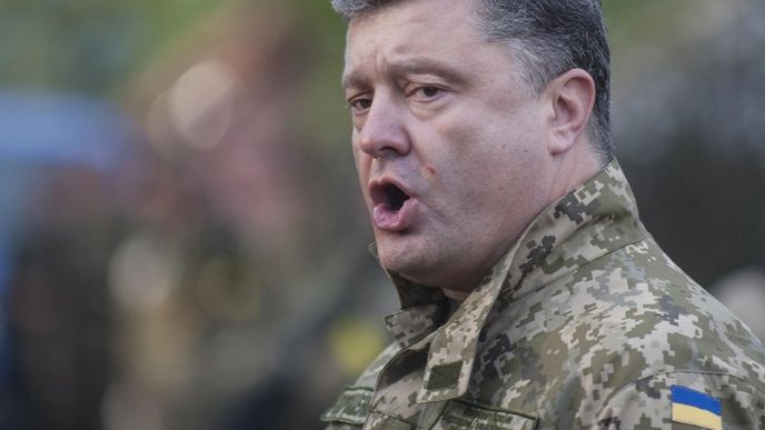 Ukrajinský prezident Petro Porošenko Ukrajinský prezident Petro Porošenko