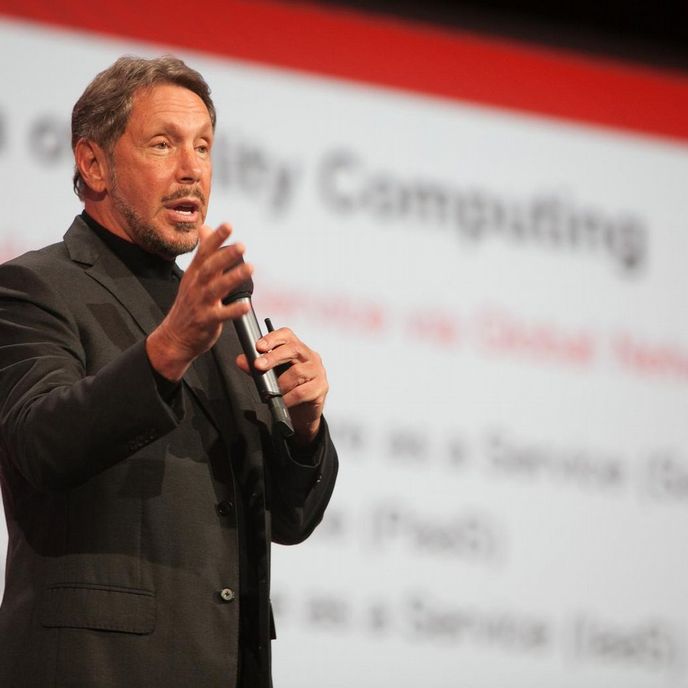 Larry Ellison, šéf Oraclu. Larry Ellison, šéf Oraclu.