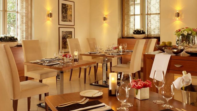 Restaurace Essensia hotelu Mandarin Oriental Restaurace Essensia hotelu Mandarin Oriental