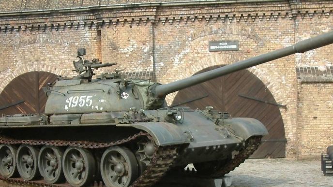 ilustrační foto, polský tank T-55 ilustrační foto, polský tank T-55