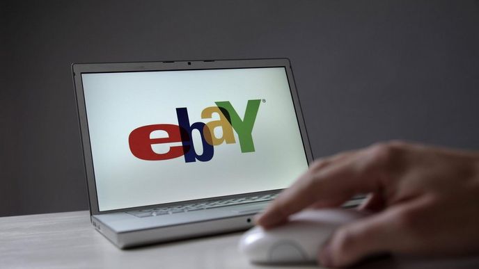 Prodejní portál eBay. Prodejní portál eBay.