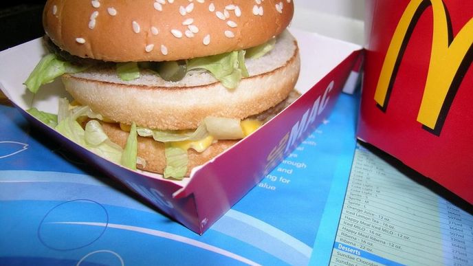 Big Mac menu (ilustrační foto) Big Mac menu (ilustrační foto)