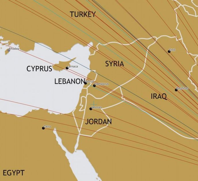 Mapa linek z webu Etihad, Izraeli chybí popis a také hranice se Západním břehem Jordánu je vyznačena nepřerušovanou čarou, což je obvyklé v případě suveréních států Mapa linek z webu Etihad, Izraeli chybí popis a také hranice se Západním břehem Jordánu je vyznačena nepřerušovanou čarou, což je obvyklé v případě suveréních států