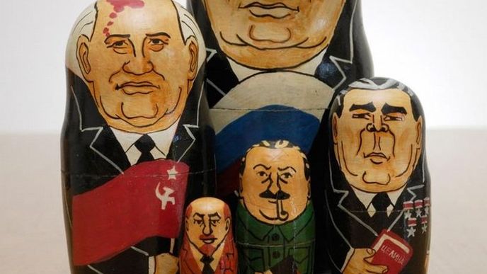 Ruská komunistická matrjoška Ruská komunistická matrjoška