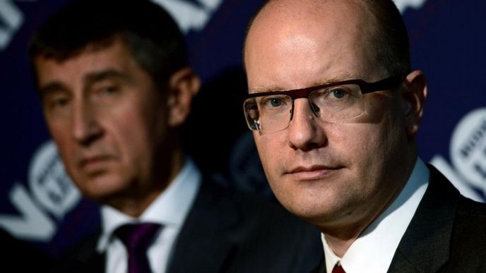 Bohuslav Sobotka a Andrej Babiš Bohuslav Sobotka a Andrej Babiš