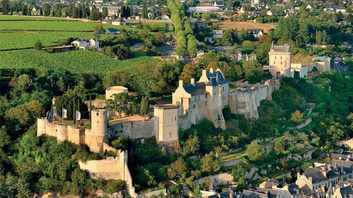 Hrad Chinon Hrad Chinon