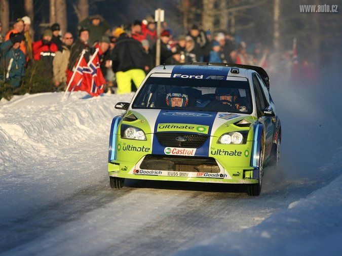 Švédská rally 2006 Ford Focus WRC Marcus Gronholm