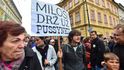 Demonstrace proti Miloši Zemanoví 17.11.2014 Demonstrace proti Miloši Zemanoví 17.11.2014