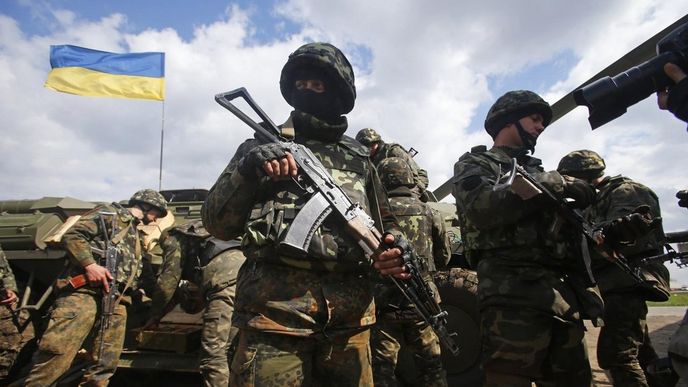 Ukrajinská armáda na východě země Ukrajinská armáda na východě země