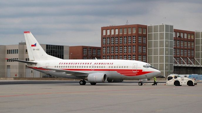 „Retrojet“ ČSA na letišti ve Frankfurtu „Retrojet“ ČSA na letišti ve Frankfurtu