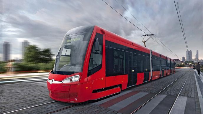 Novinka pro Bratislavu. Plzeňská Škodovka včera zahájila zkušební provoz své nejnovější tramvaje v Bratislavě. Jde o první nízkopodlažní vozidlo z generace ForCity Plus v obousměrné variantě. Novinka pro Bratislavu. Plzeňská Škodovka včera zahájila zkušební provoz své nejnovější tramvaje v Bratislavě. Jde o první nízkopodlažní vozidlo z generace ForCity Plus v obousměrné variantě.