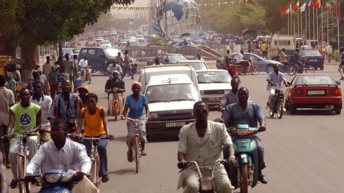 Náměstí spojených národů v Ouagadougou, Burkina Faso Náměstí spojených národů v Ouagadougou, Burkina Faso
