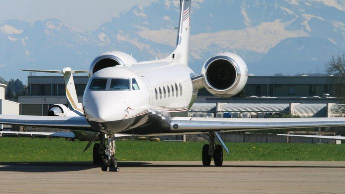 Gulfstream G550 (ilustrační foto) Gulfstream G550 (ilustrační foto)