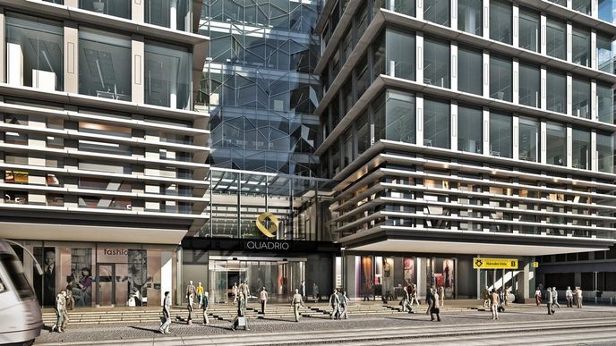 Komerční centru Quadrio, jedno z mála, která otevřou ještě letos Komerční centru Quadrio, jedno z mála, která otevřou ještě letos