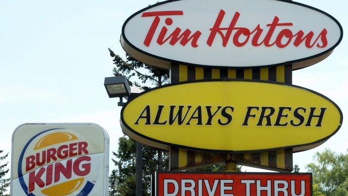 Burger King převezme kanadský řetězec Tim Hortons Burger King převezme kanadský řetězec Tim Hortons