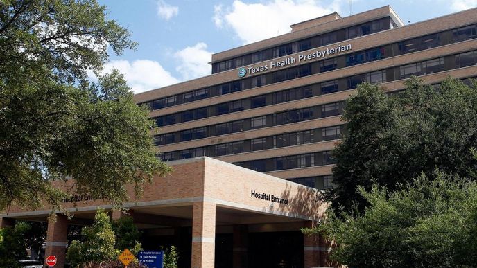 Texas Health Presbyterian Hospital, kde mají další případ eboly (15. října 2014) Texas Health Presbyterian Hospital, kde mají další případ eboly (15. října 2014)