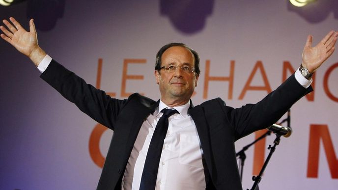 Francouzský prezident François Hollande. Francouzský prezident François Hollande.