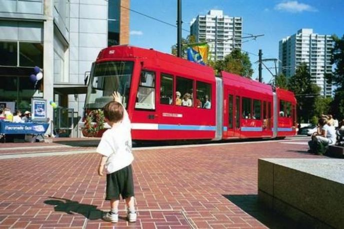 Tramvaj od Inekonu v americkém Portlandu Tramvaj od Inekonu v americkém Portlandu