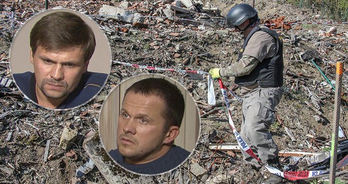 Agenti vojenské tajné služby GRU Alexandr Miškin a Anatolij Čepiga měli prsty ve výbuchu ve Vrběticích.