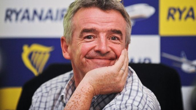 Šéf Ryanairu Michael O'Leary Šéf Ryanairu Michael O'Leary