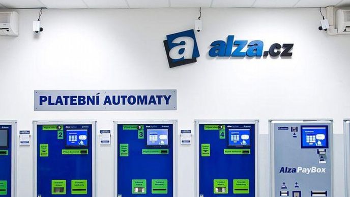 Platební automaty e-shopu Alza.cz Platební automaty e-shopu Alza.cz