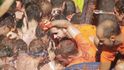 Tomatina ve španělském Buňolu Tomatina ve španělském Buňolu