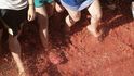 Tomatina ve španělském Buňolu Tomatina ve španělském Buňolu