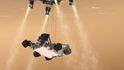 Po osmiměsíční cestě vesmírem a složitém přistávacím manévru dorazilo dnes ráno SELČ na povrch Marsu americké robotické vozítko Curiosity. Dosednutí vozítka na planině Aeolis Palus v kráteru Gale se uskutečnilo přesně podle plánu. Po osmiměsíční cestě vesmírem a složitém přistávacím manévru dorazilo dnes ráno SELČ na povrch Marsu americké robotické vozítko Curiosity. Dosednutí vozítka na planině Aeolis Palus v kráteru Gale se uskutečnilo přesně podle plánu.