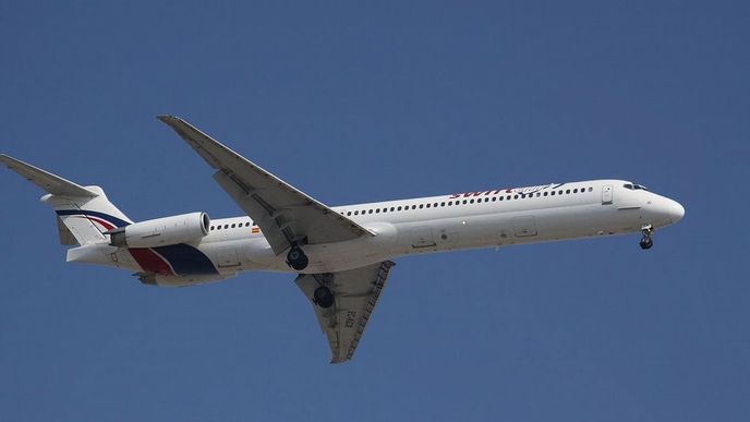Letadlo Swift air MD 83 Letadlo Swift air MD 83