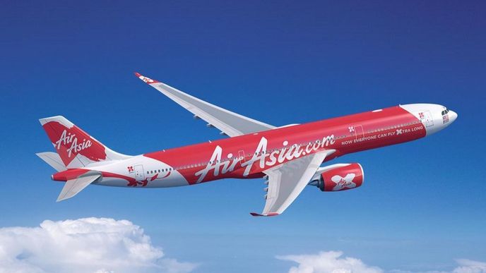 Vizualizace Airbusu A330neo v barvách aerolinek AirAsiaX Vizualizace Airbusu A330neo v barvách aerolinek AirAsiaX
