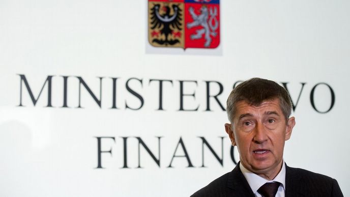 Ministr financí Andrej Babiš Ministr financí Andrej Babiš