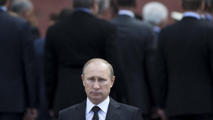 Ruský prezident Vladimir Putin při připomínce německé invaze do Sovětského svazu v roce 1941 Ruský prezident Vladimir Putin při připomínce německé invaze do Sovětského svazu v roce 1941
