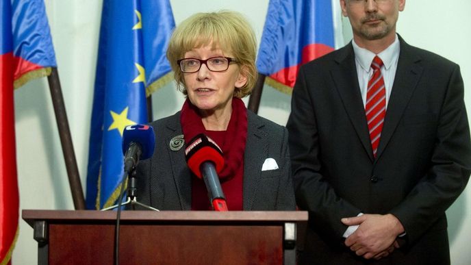 Ministryně spravedlnosti Helena Válková a její náměstek pro vězeňství Pavel Štern Ministryně spravedlnosti Helena Válková a její náměstek pro vězeňství Pavel Štern