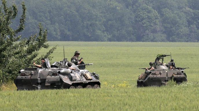 Ukrajinská armáda kontroluje oblasti kolem Slavjansku Ukrajinská armáda kontroluje oblasti kolem Slavjansku