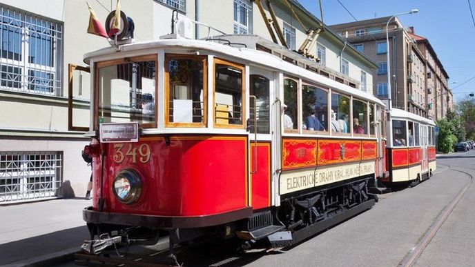 Historická tramvaj, ilustrační foto Historická tramvaj, ilustrační foto