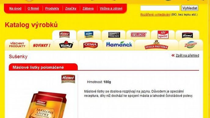 Propagace sušenek bez másla Propagace sušenek bez másla