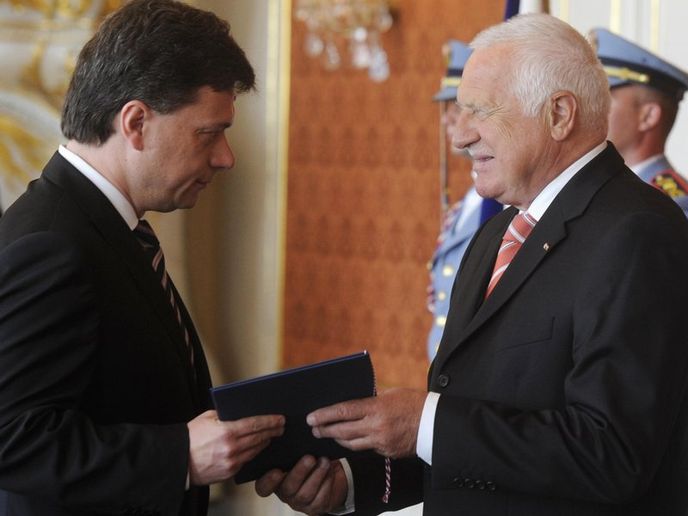 Pavel Blažek, Václav Klaus Pavel Blažek, Václav Klaus