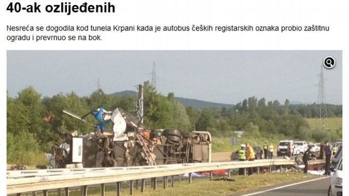 Nehoda, autobus Nehoda, autobus