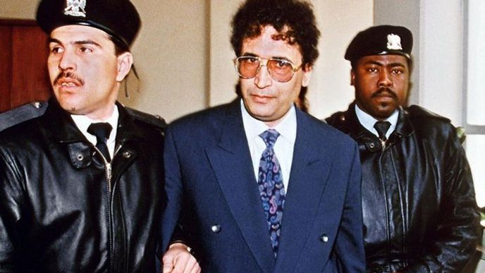 Abdal Basat Muhammad Midžrahí na snímku z roku 1992 Abdal Basat Muhammad Midžrahí na snímku z roku 1992