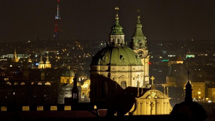 Noční Praha (ilustrační foto) Noční Praha (ilustrační foto)