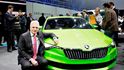 Předseda představenstva společnosti Škoda Auto Winfried Vahland představil designovou studii Škoda Vision C 3. března v Ženevě v předvečer zahájení ženevského autosalonu. Předseda představenstva společnosti Škoda Auto Winfried Vahland představil designovou studii Škoda Vision C 3. března v Ženevě v předvečer zahájení ženevského autosalonu.