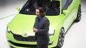 Šéfdesignér společnosti Škoda Auto Jozef Kabaň představil 4. března na 84. mezinárodním autosalonu v Ženevě ve světové premiéře designovou studii Vision C. Šéfdesignér společnosti Škoda Auto Jozef Kabaň představil 4. března na 84. mezinárodním autosalonu v Ženevě ve světové premiéře designovou studii Vision C.