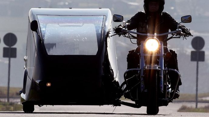 Poslední cesta opravdových motorkářů. Poslední cesta opravdových motorkářů.