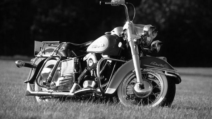 Harley-Davidson Electra Glide. Ilustrační foto. Harley-Davidson Electra Glide. Ilustrační foto.