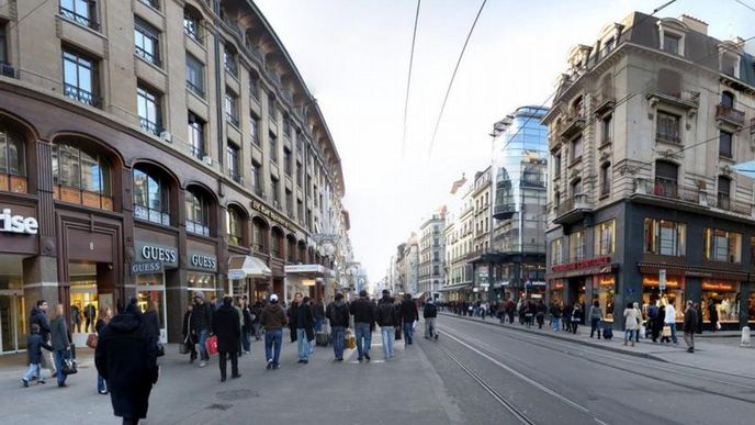 Rue du Rhône, Ženeva Rue du Rhône, Ženeva