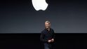 Šéf Applu Tim Cook na začátku prezentace Šéf Applu Tim Cook na začátku prezentace